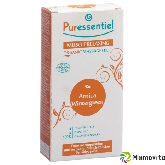 Puressentiel Bio Massage Oil for strained muscle Arnica oil of wintergreen; Fl 100 ml buy online