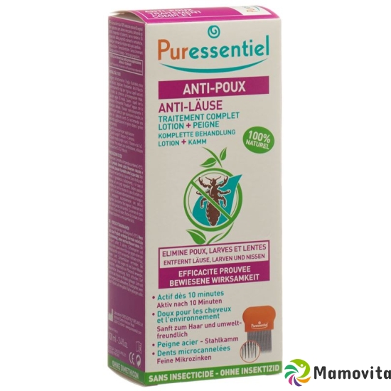 Puressentiel® anti-lice lotion with comb 100 ml buy online