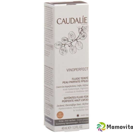 Caudalie Vinoperfect Fluide Teinte Parfait Medium 40ml buy online