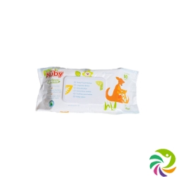 Nuby All Naturals baby wipes antibacterial 80 pcs