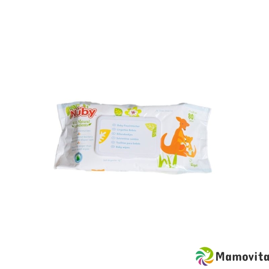 Nuby All Naturals baby wipes antibacterial 80 pcs buy online