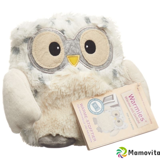 Warmies POP heat soft toy owl white lavender filling removable pack buy online