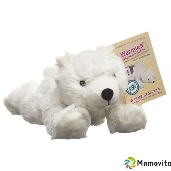 Warmies heat-stuffed toy polar bear. Lavender filling. removable pack buy online