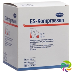 Mediset ES compress type 17 10x10cm 12 fold sterile 100 pcs