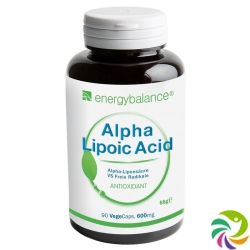 energybalance ALA alpha lipoic acid 600 mg 90 caps