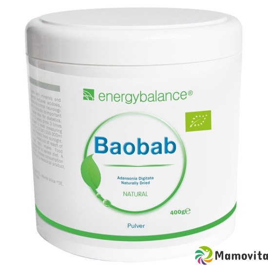 Energybalance Baobab Fruchtpulver Pulver Bio 400g buy online