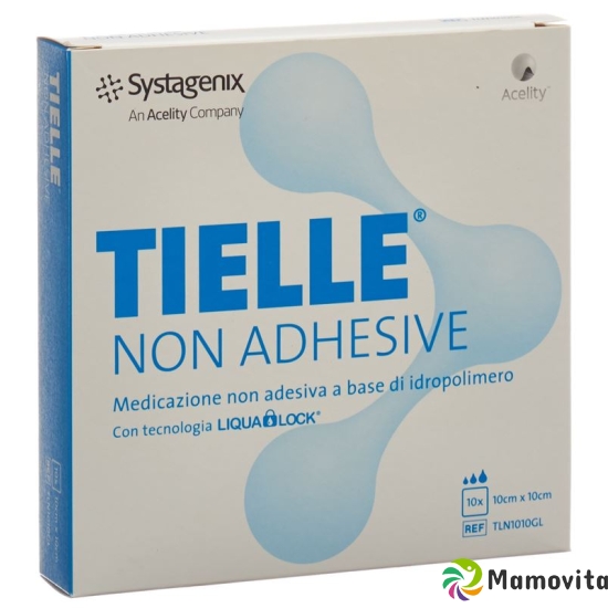 TIELLE NON ADHESIVE foam dressing 10x10cm non-adhesive 10 pieces buy online