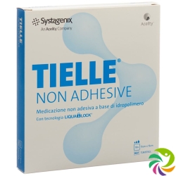 TIELLE NON ADHESIVE foam dressing 15x15cm non-adhesive 10 pieces