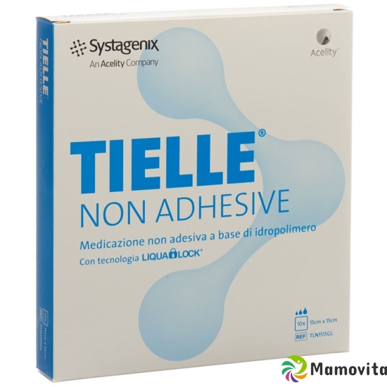 TIELLE NON ADHESIVE foam dressing 15x15cm non-adhesive 10 pieces buy online