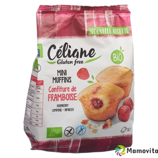 Les Recettes de Céliane mini-muffins raspberry filling Gluten Free Organic 200 g buy online