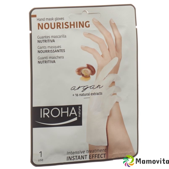 Iroha Hands&feet Hand Mask Gloves Nour 2x 9 Stück buy online