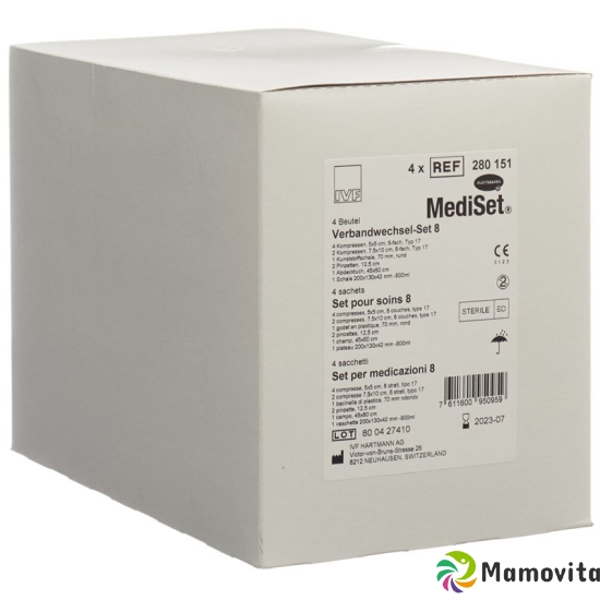 Mediset dressing set No 8 4 Btl buy online