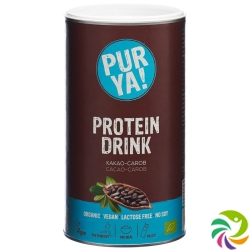 Purya! Vegan Protein Drink cacao Carob Organic Ds 550 g