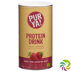 Purya! Vegan Protein Drink Vanilla Strawberry Organic Ds 550 g