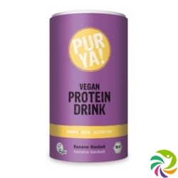 Purya! Vegan Protein Drink Banana Baobab Bio 550 g