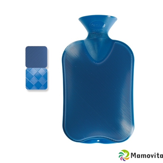 Fashy hot water bottle thermoplastic 2l half louver Sapphire buy online