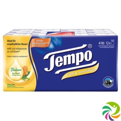 Tempo handkerchiefs soft & sensitive 12 x 9 units