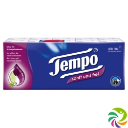 Tempo handkerchiefs soft & free 10 x 9 units