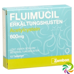 Fluimucil 600 mg 12 tablets