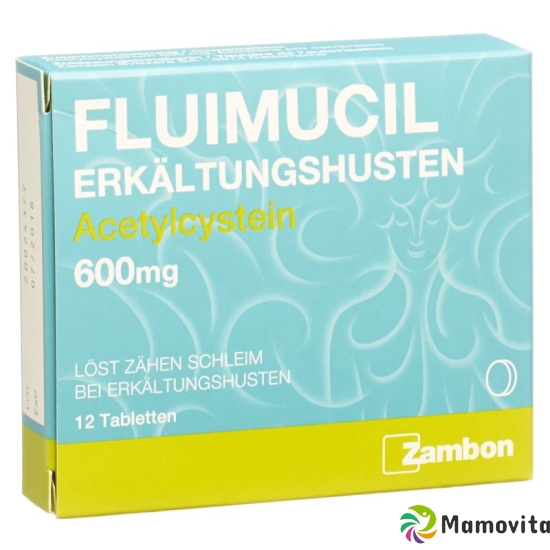 Fluimucil 600 mg 12 tablets buy online