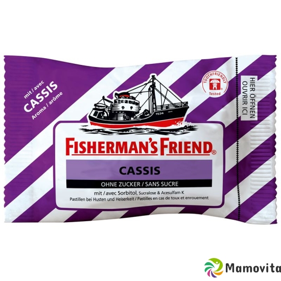 Fisherman's Friend Cassis ohne Zucker mit Sorbitol 25g buy online