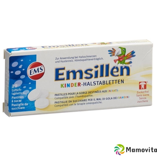 Emsillen children Halstabletten with vanilla 20 pcs buy online