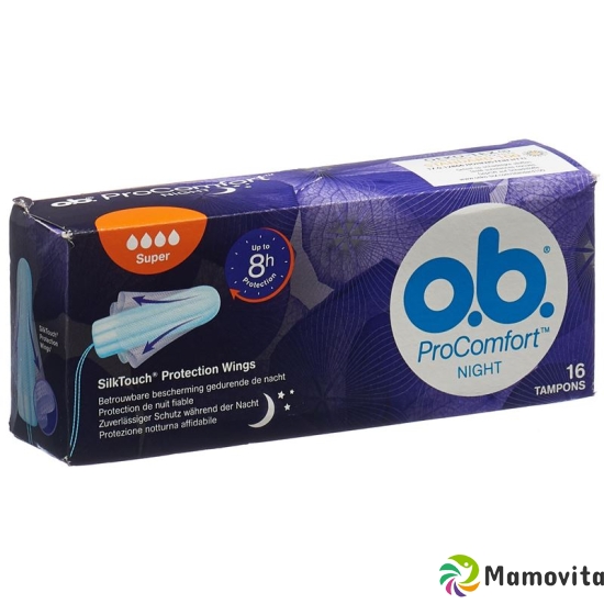 OB tampons Flexia ProComfort Night Super 16 pcs buy online