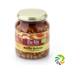 De Rit Weisse Bohnen Tomatensauce Bio 360g