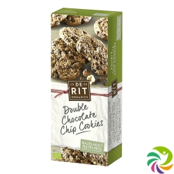 De Rit Double Choco Chip Cookies Haseln Bio 175g