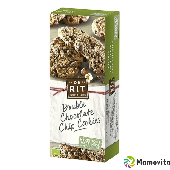 De Rit Double Choco Chip Cookies Haseln Bio 175g buy online