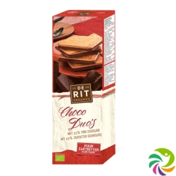 De Rit Sandwich Biscuits Zartbit Schoko Bio 150g