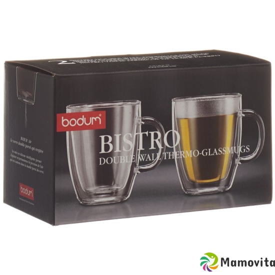 Bodum Tasse 0.3L Doppelwandig mit Griff 2 Stück buy online