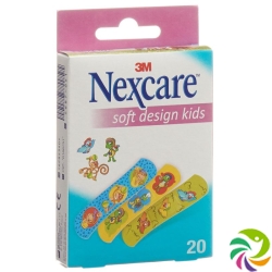 3M Nexcare Happy Kids 1.9 x 7.2 cm 20 plasters for children