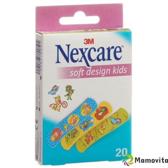 3M Nexcare Happy Kids 1.9 x 7.2 cm 20 plasters for children buy online