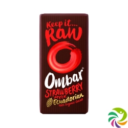 Ombar strawberry chocolate & coconut cream 10 x 35 g