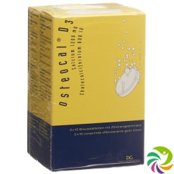 Osteocal D3 Brausetabl 1200/800 40 pcs