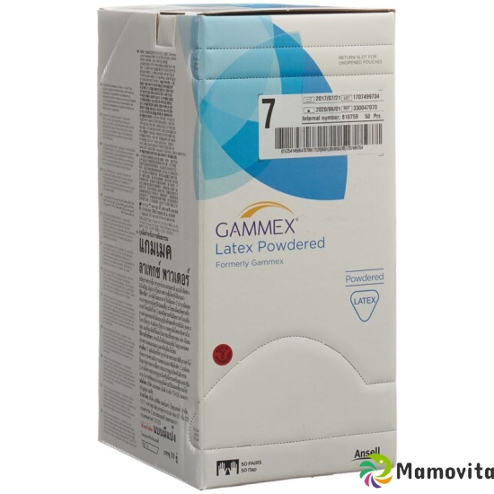 Gammex latex surgical gloves 7 Powdered 50 pairs buy online