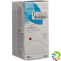 Gammex 7½ latex surgical gloves Powdered 50 pairs