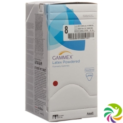 Gammex latex surgical gloves 8 Powdered 50 pairs