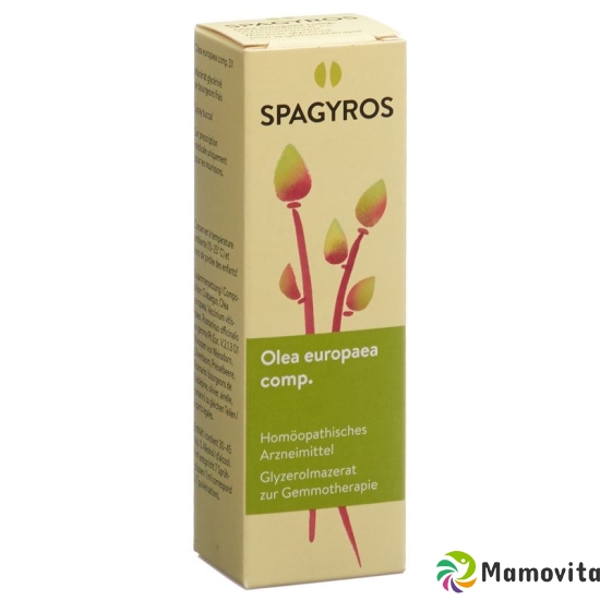 Spagyros Gemmo Comp Olea europaea Glyc Maz D 1 30 ml buy online