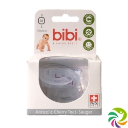 Bibi SH Sucker M cherry silicone 6 pcs