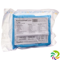 Frey bubbles catheter set sterile with Glycoblockspritze