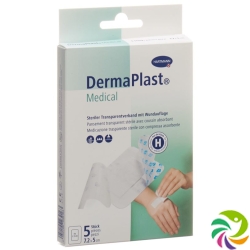 Dermaplast Medical transparent dressing 7.2x5cm 5 pieces