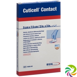 Contact Cuticell silicone dressing 5x7.5cm 5 pcs