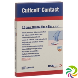 Contact Cuticell silicone dressing 7.5x10cm 5 pcs