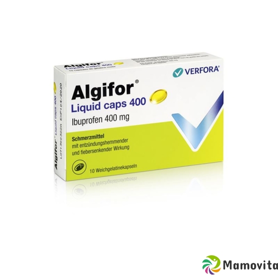 Algifor Liquid Caps 400 mg 10 pcs buy online