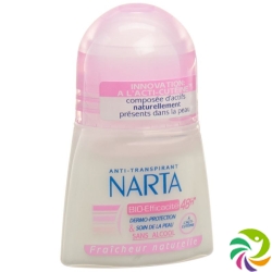 Narta deodorant bille roll on bio efficacité 50 ml