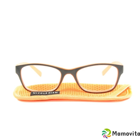 Nicole Diem reading glasses 1.00dpt orange-blk buy online