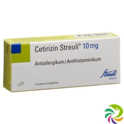 Cetirizine Streuli Filmtabl 10 mg 10 pcs