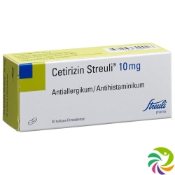 Cetirizine Streuli Filmtabl 10 mg 30 pcs